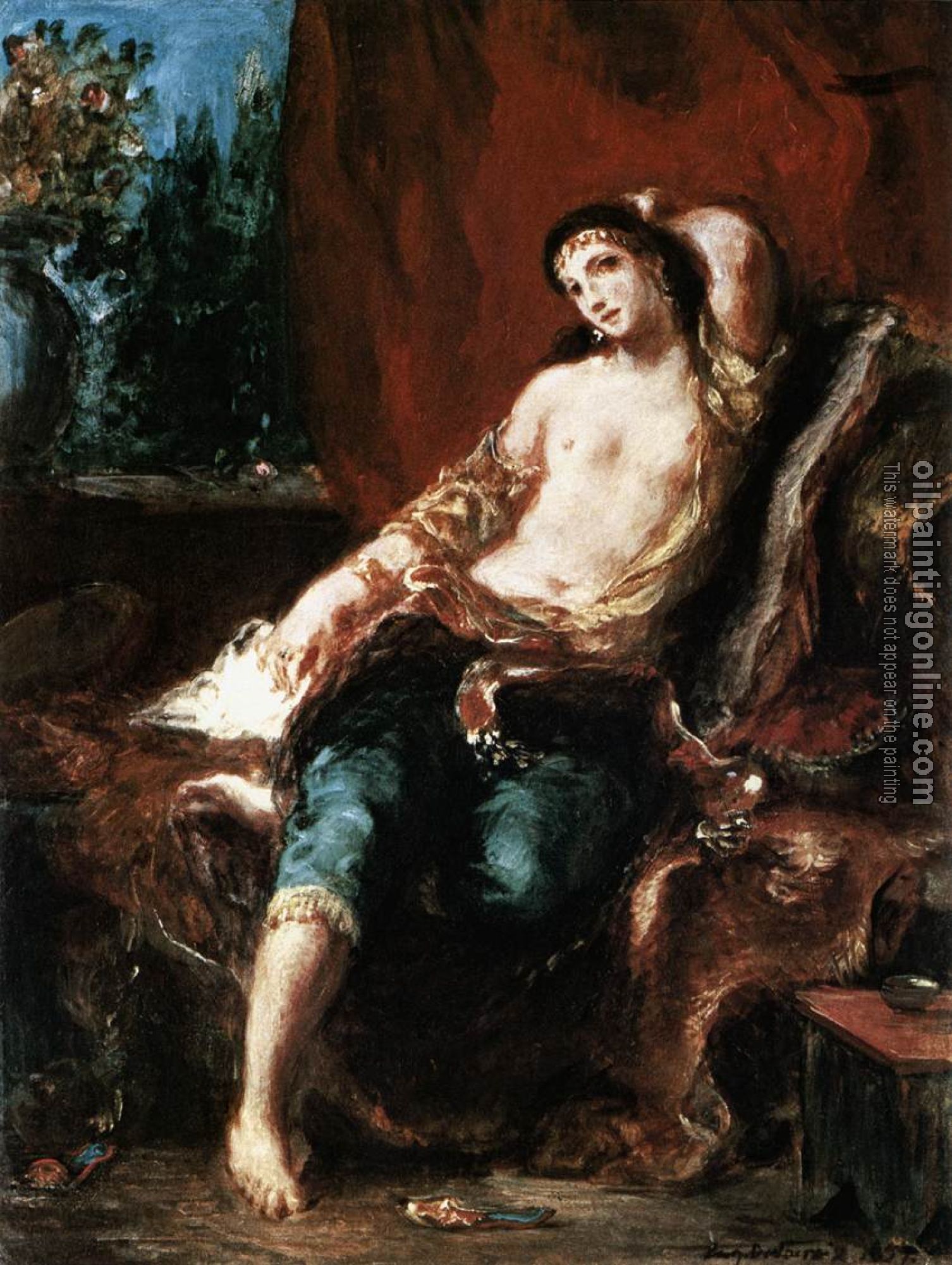 Delacroix, Eugene - Odalisque